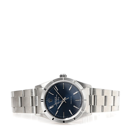 Rolex Stainless Steel 34mm Oyster Perpetual Air-King Precision Watch Blue 14010M 2 of 6