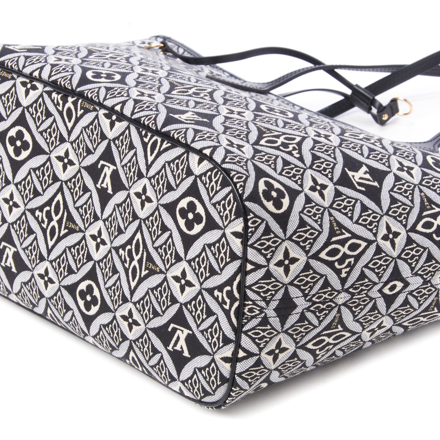 Louis Vuitton Jacquard Since 1854 Neverfull MM Grey 5 of 10
