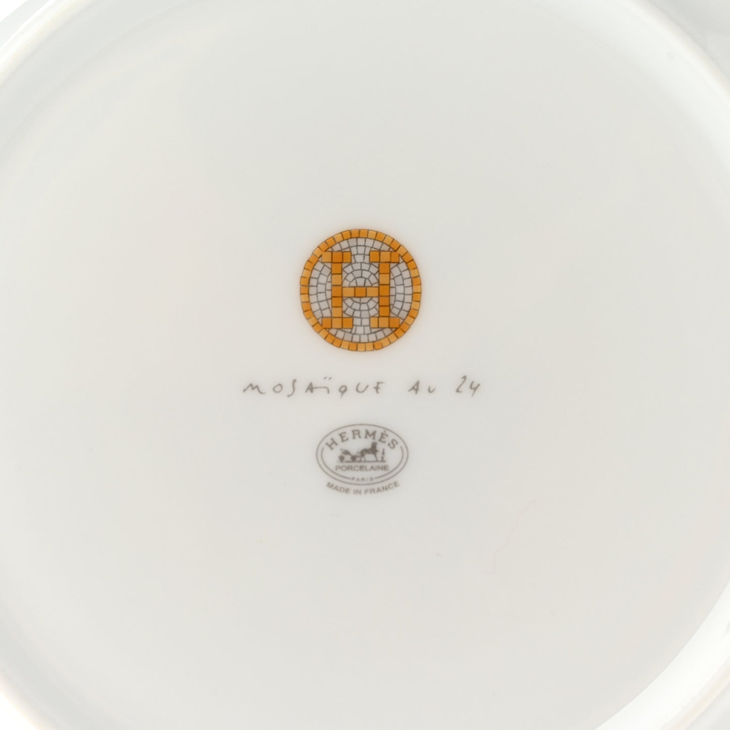 Porcelain Mosaique au 24 Dessert Plate 8.3