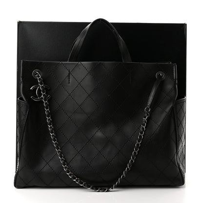 Chanel Calfskin CC Pocket Tote Black 11 of 11