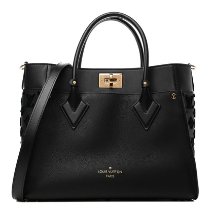 Louis Vuitton Calfskin Monogram Tufting On My Side Black 1 of 4