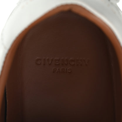 Givenchy Calfskin Band Logo Womens Urban Street Sneakers 39 White Black 7 of 12