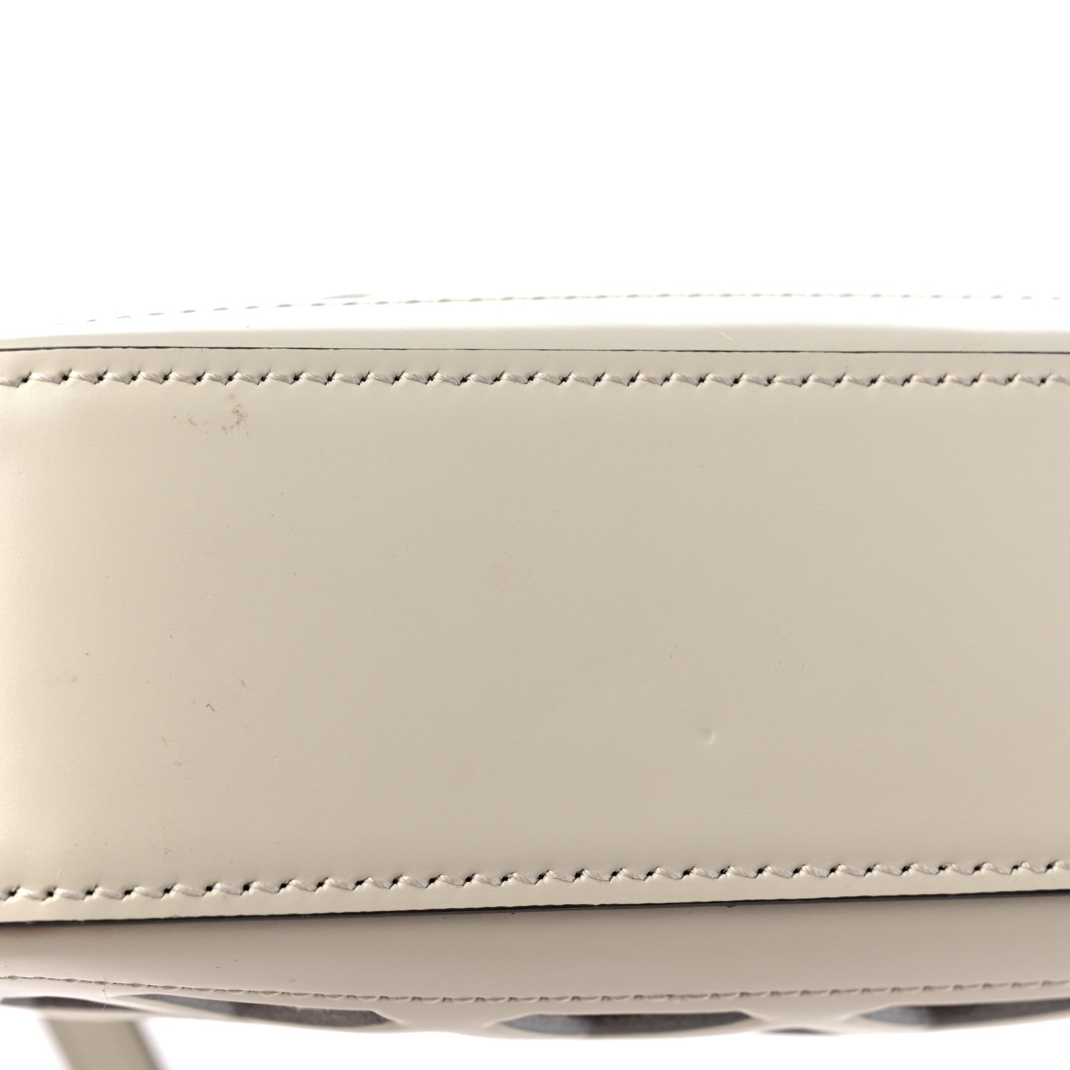 Gucci Canvas Calfskin Flora Infinity Cutout Shoulder Bag White Multicolor 13 of 13
