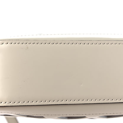 Gucci Canvas Calfskin Flora Infinity Cutout Shoulder Bag White Multicolor 13 of 13