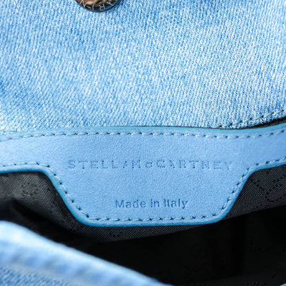 Stella McCartney Denim Mini Star Falabella Tote Blue 6 of 9