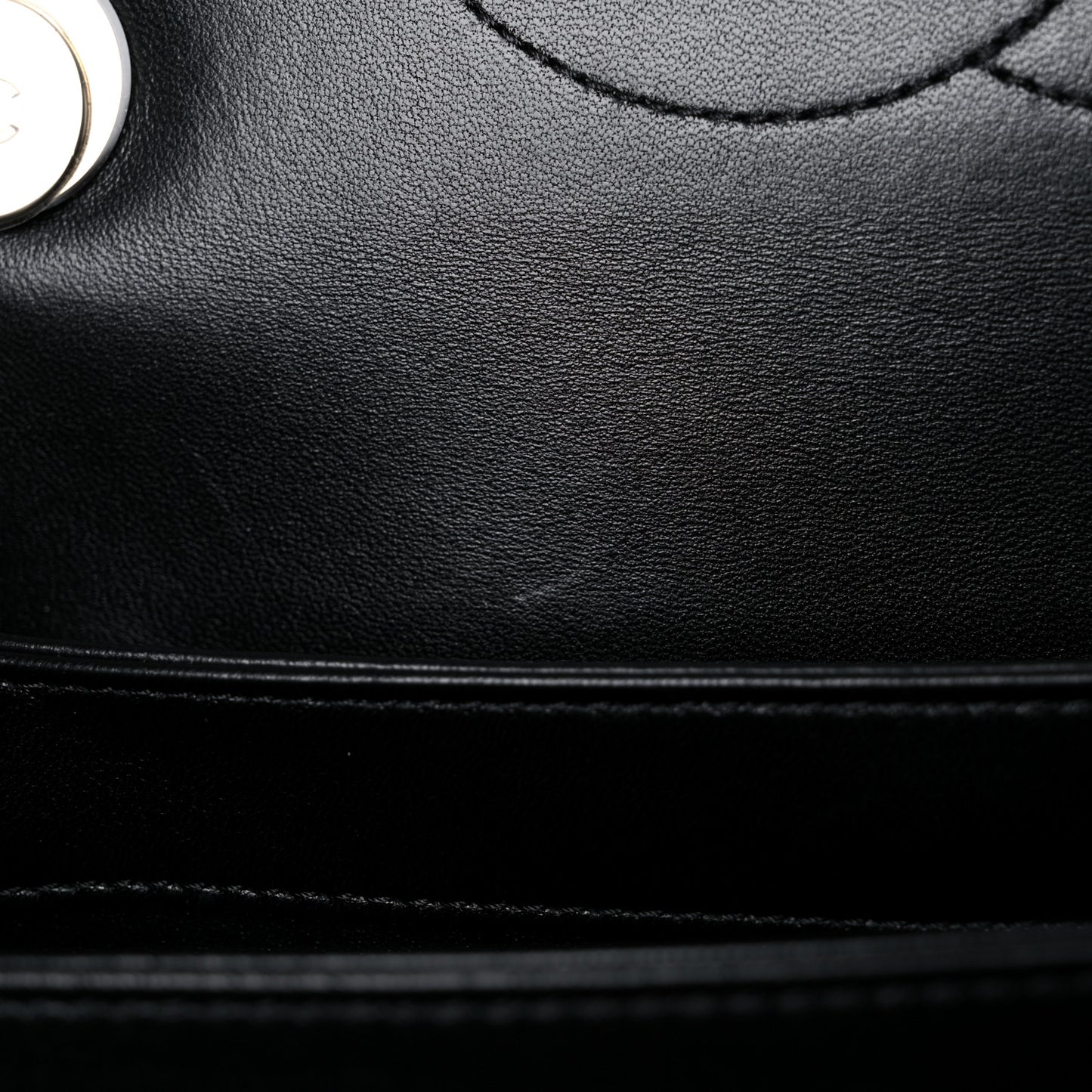 Lambskin Quilted Small Trendy CC Dual Handle Flap Bag Black