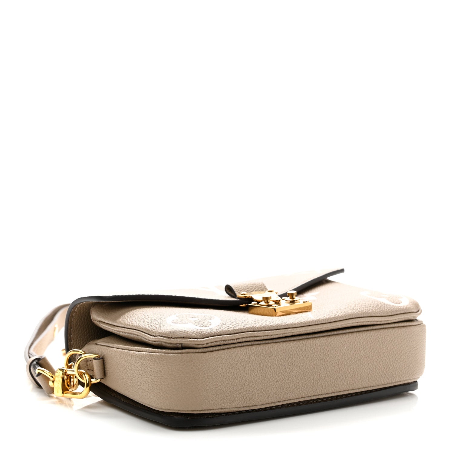 Louis Vuitton Empreinte Monogram Giant Pochette Metis East West Tourterelle Creme 4 of 10