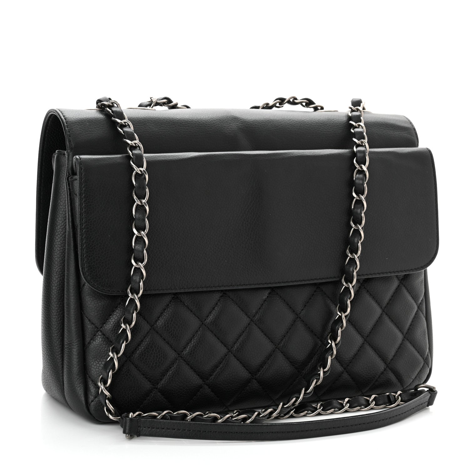 Chanel Caviar Quilted All About Flap Bag Black 3 of 12