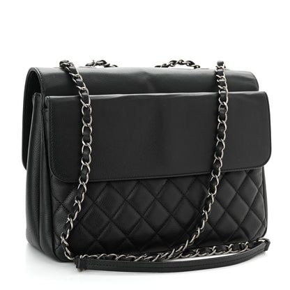 Chanel Caviar Quilted All About Flap Bag Black 3 of 12