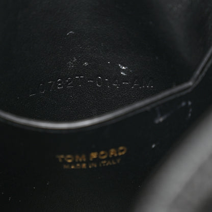 Tom Ford Calfskin Small Tassel Bucket Bag Black 8 of 17