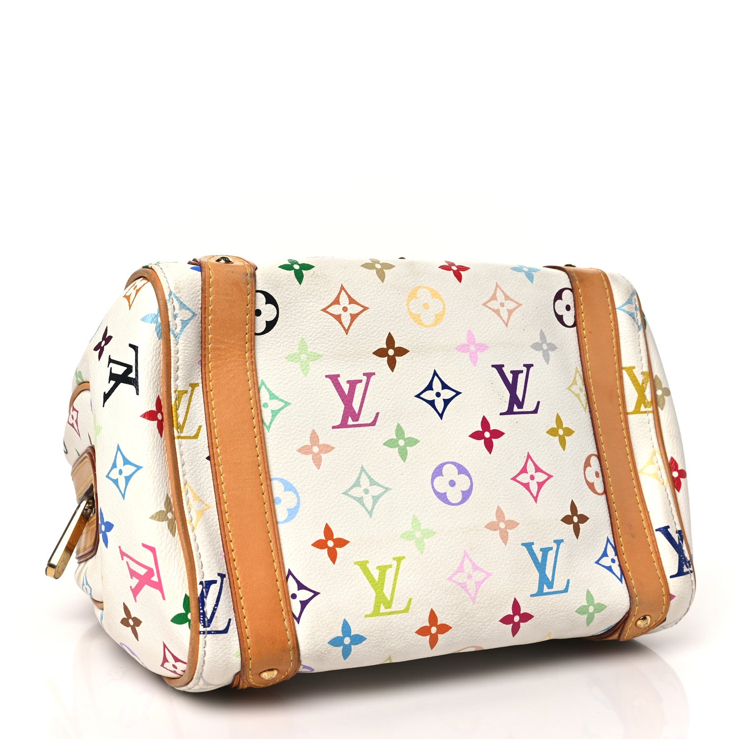 Louis Vuitton Monogram Multicolor Priscilla White 4 of 11