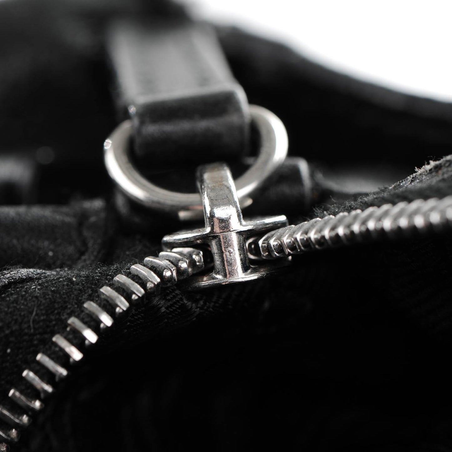 Vitello Easy A Foldover Pushlock Satchel Black