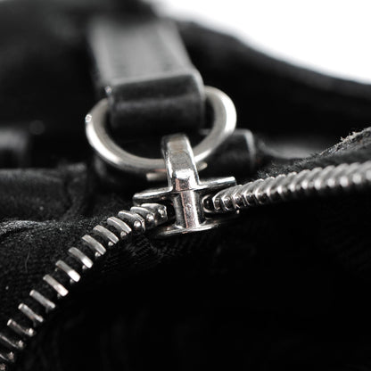 Prada Vitello Easy A Foldover Pushlock Satchel Black 16 of 19