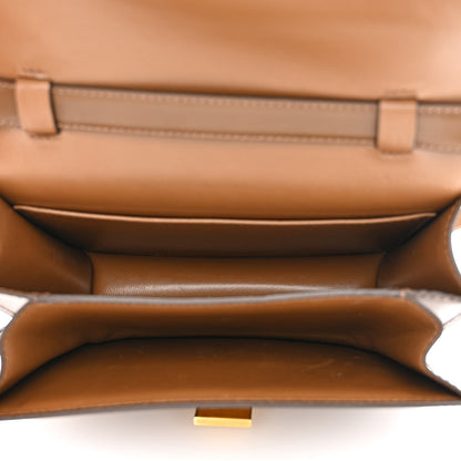 Celine Box Calfskin Teen Classic Box Flap Bag Camel 5 of 11