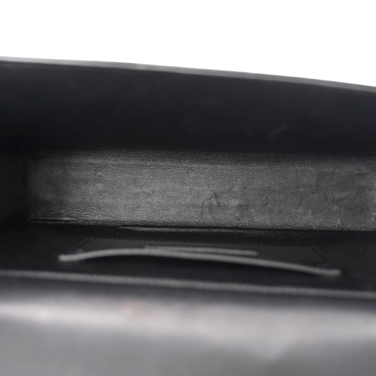 Suede Medium Classic Monogram Kate Tassel Satchel Black