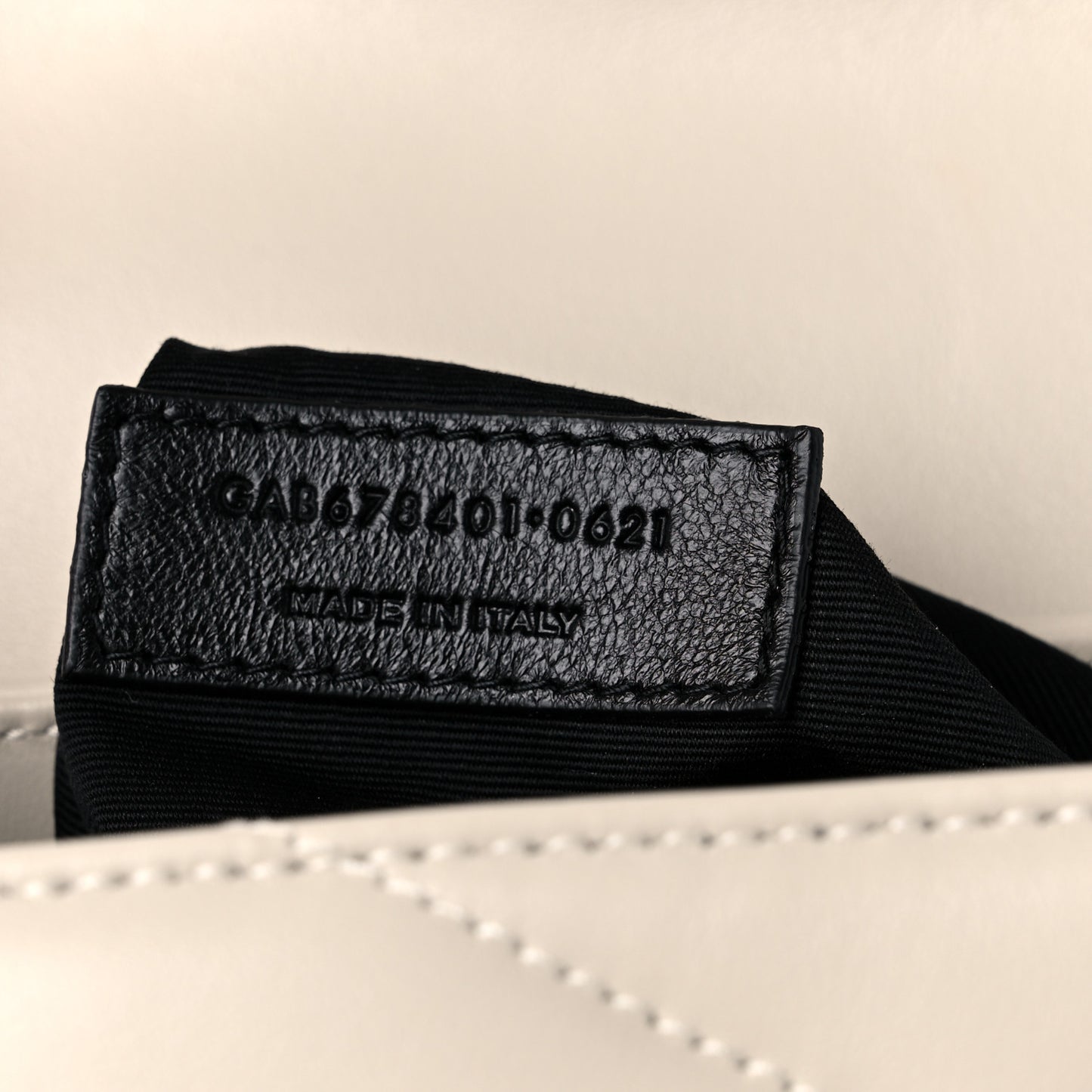Calfskin Y Quilted Monogram Toy Loulou Crossbody Bag Crema Soft