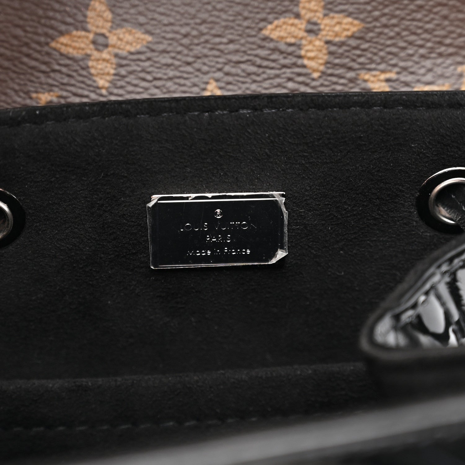 Louis Vuitton Patent Monogram Hot Springs Backpack Black 6 of 10
