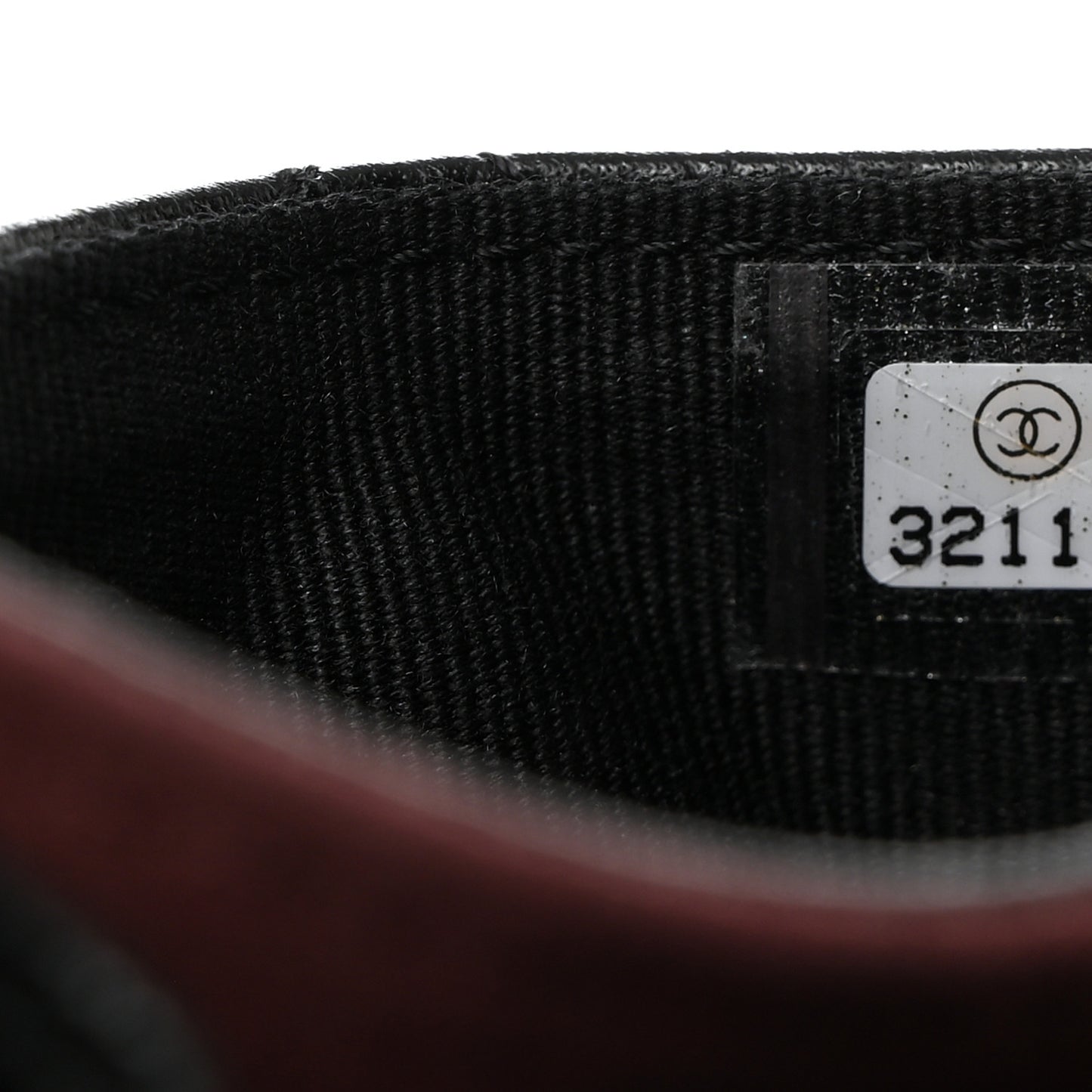 Caviar Quilted Flap Card Holder Wallet Black