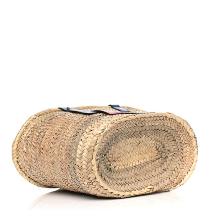 Loewe Raffia Basket Tote Bag Cream Multi 3 of 4