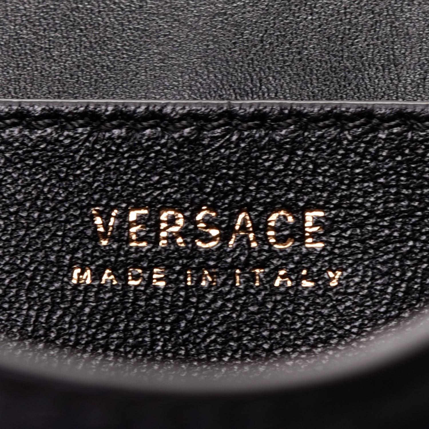 Versace Grained Calfskin La Medusa Bag Black 6 of 8