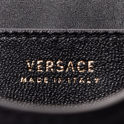 Versace Grained Calfskin La Medusa Bag Black 6 of 8