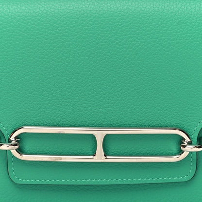 Hermes Evercolor Bi-Color Roulis Slim Wallet Menthe Vert Bosphore 10 of 11