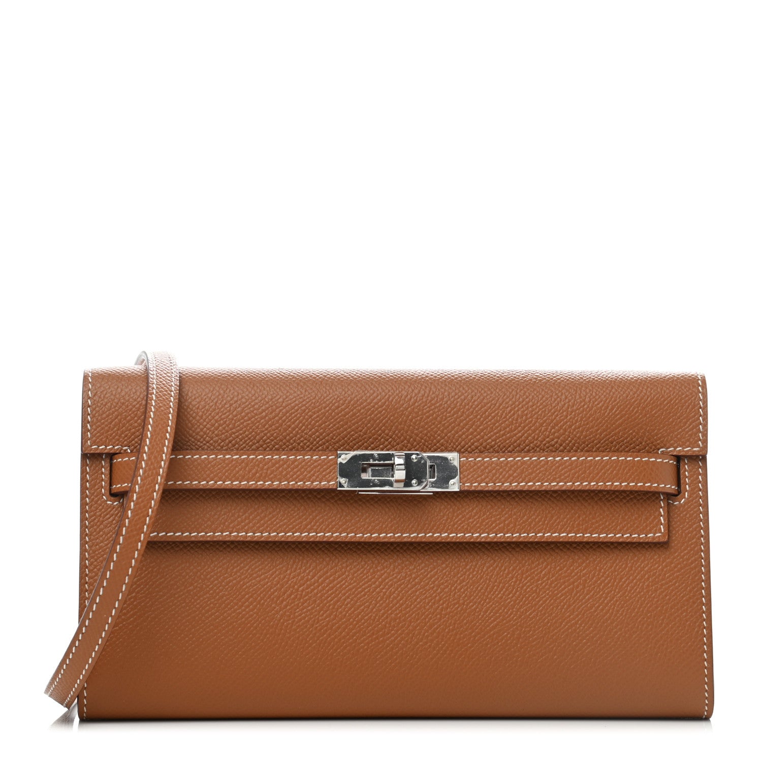Hermes Epsom Kelly Wallet To Go Gold 1 of 5