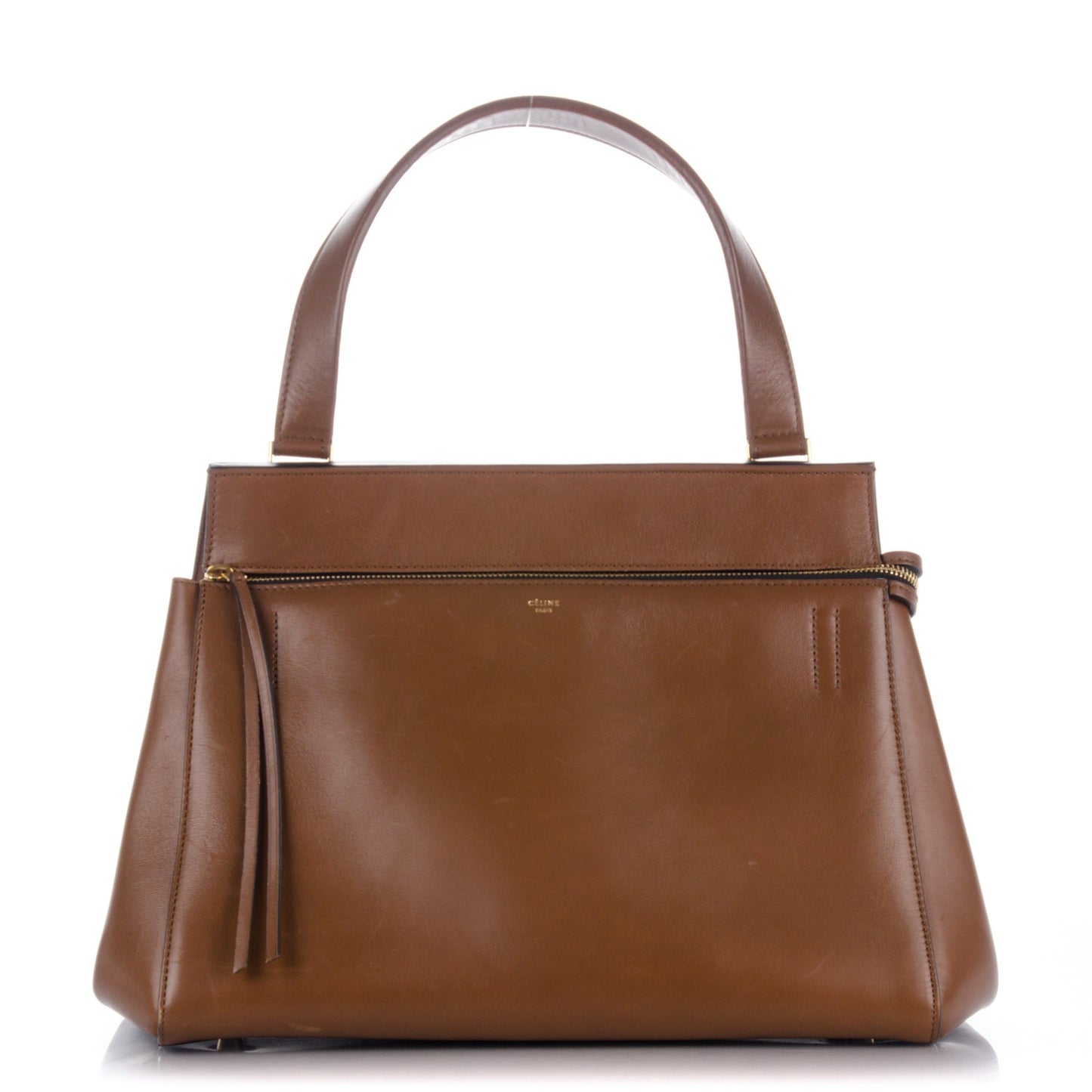 Palmelato Medium Edge Shoulder Bag Camel