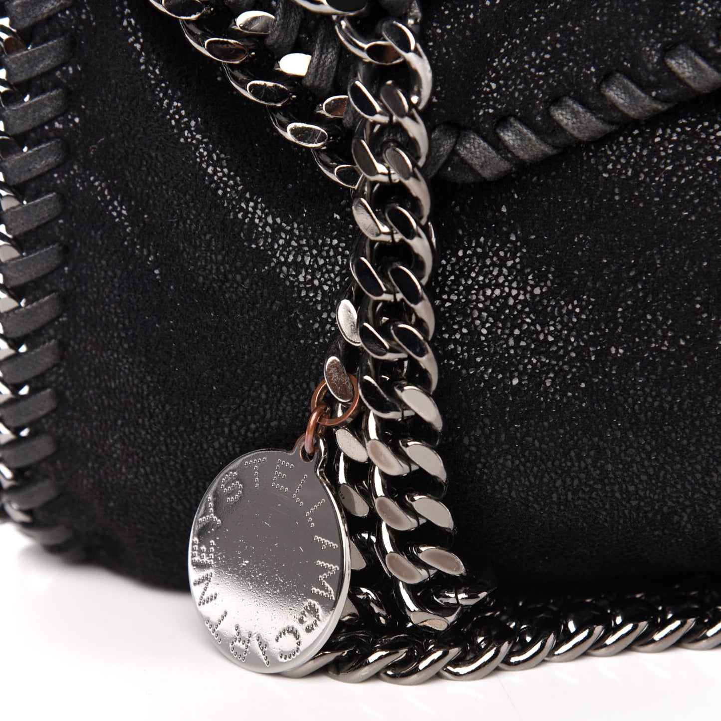 Shaggy Deer Small Falabella Tote Black