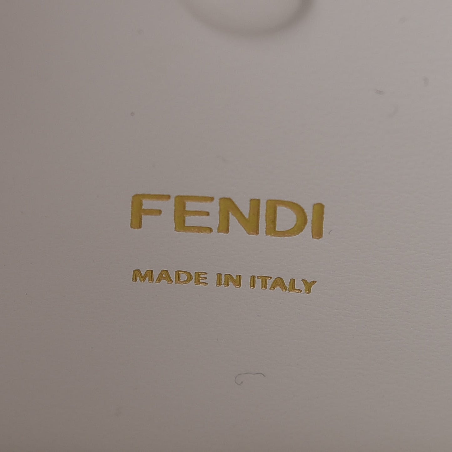 TPU FF Vitello Century F is Fendi Small Kan I Shoulder Bag White