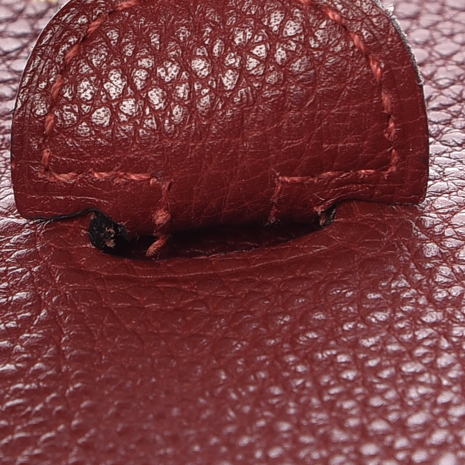 Hermes Togo Evelyne PM Rouge H 7 of 12