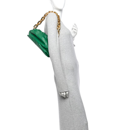 Bottega Veneta Calfskin The Pouch Chain Racing Green 2 of 10