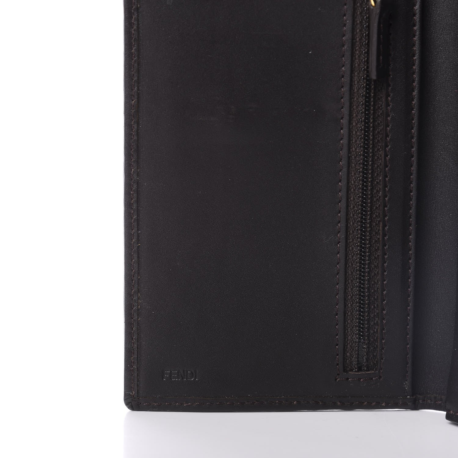 Fendi Zucca Continental Wallet Tobacco 6 of 10