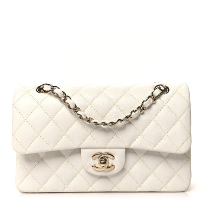 Chanel Caviar Quilted Small Double Flap White 1 of 23