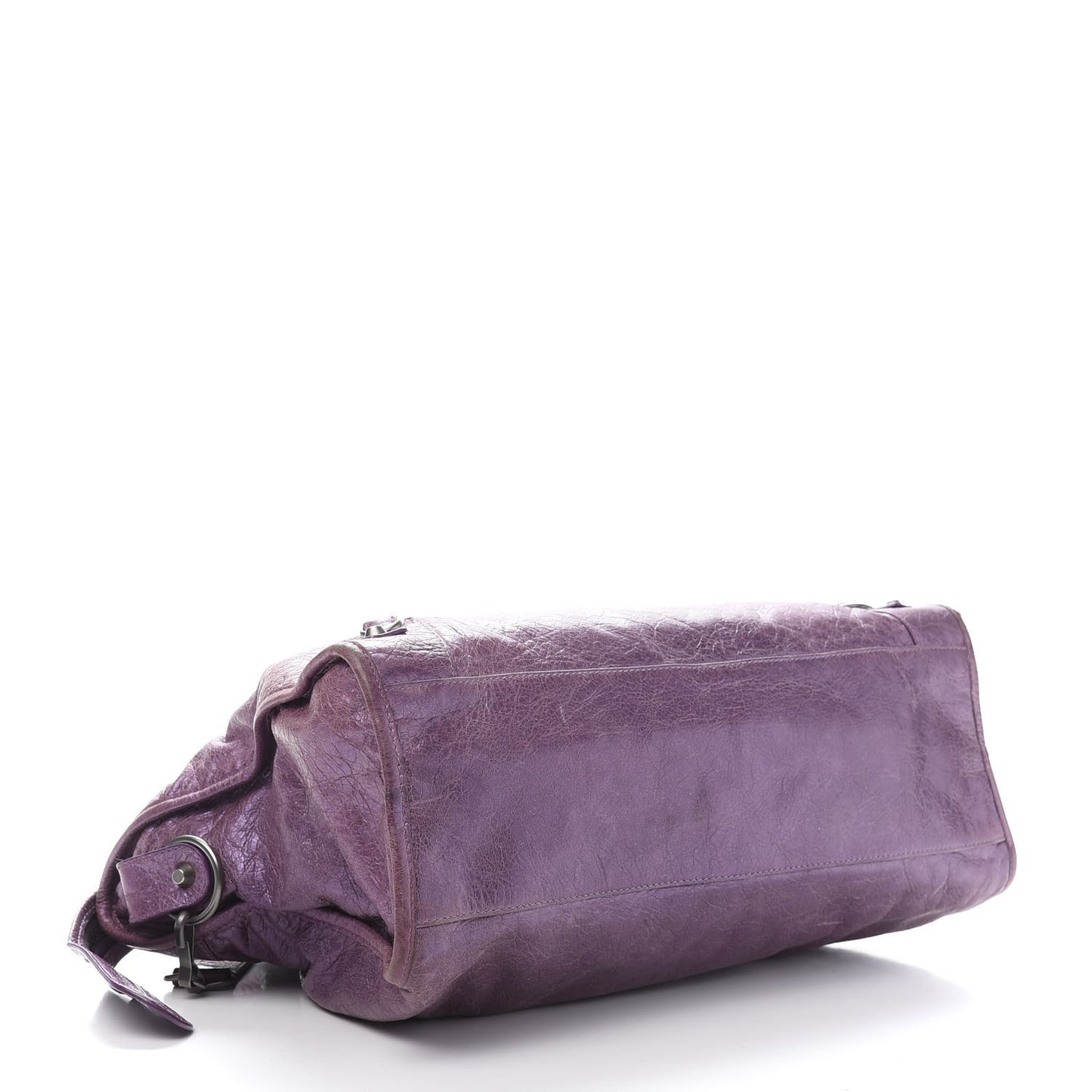 Agneau Classic Hardware City Metallic Purple