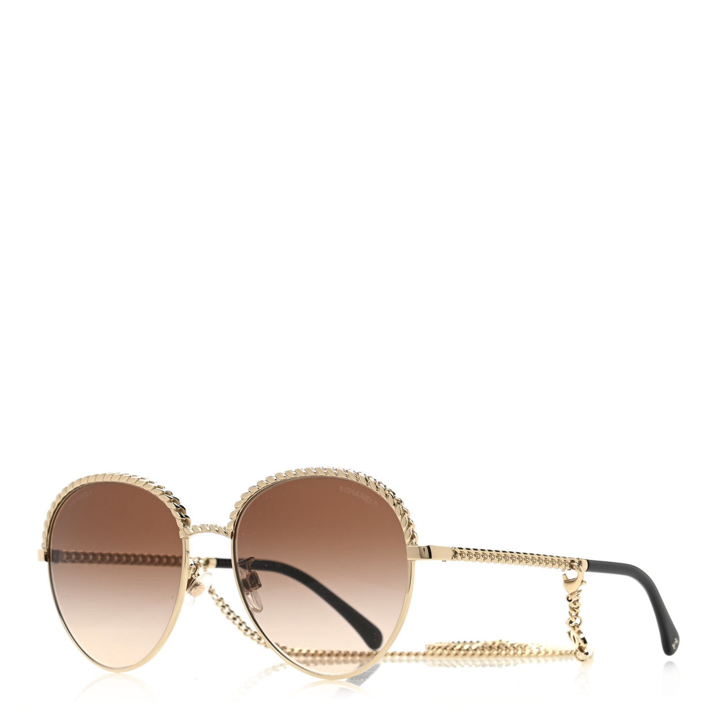 Chain Pantos Sunglasses 4242 Gold Brown