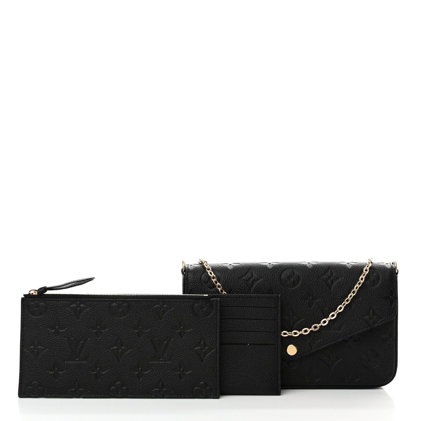 Empreinte Pochette Felicie Chain Wallet Black
