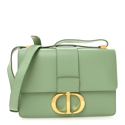 Christian Dior Smooth Calfskin 30 Montaigne Flap Bag Mint Green 1 of 10