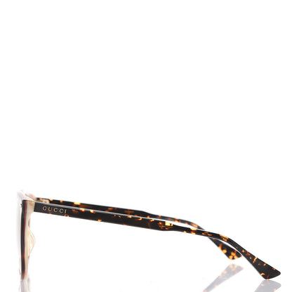 Gucci Acetate Square Frame Sunglasses GG0196SK Tortoise 2 of 8