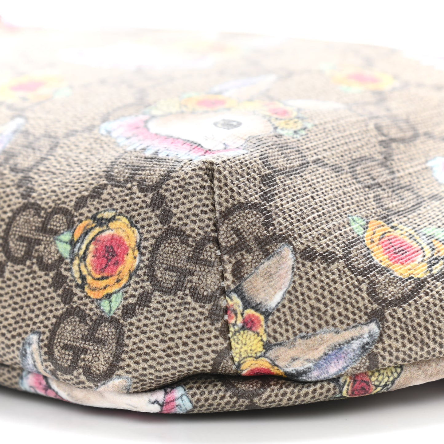GG Supreme Monogram Childrens Bunny Print Belt Bag Multicolor