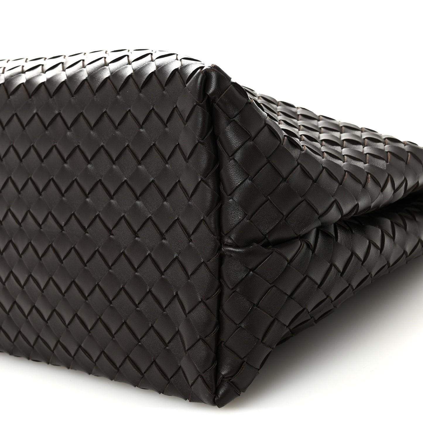 Nappa Intrecciato Large Andiamo Shoulder Bag Fondant