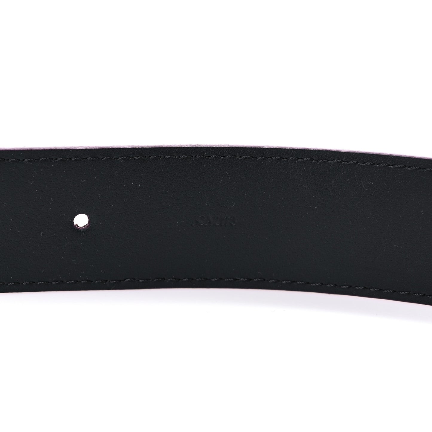 Suede Calfskin Mini Damier Belt 100 40 Bordeaux