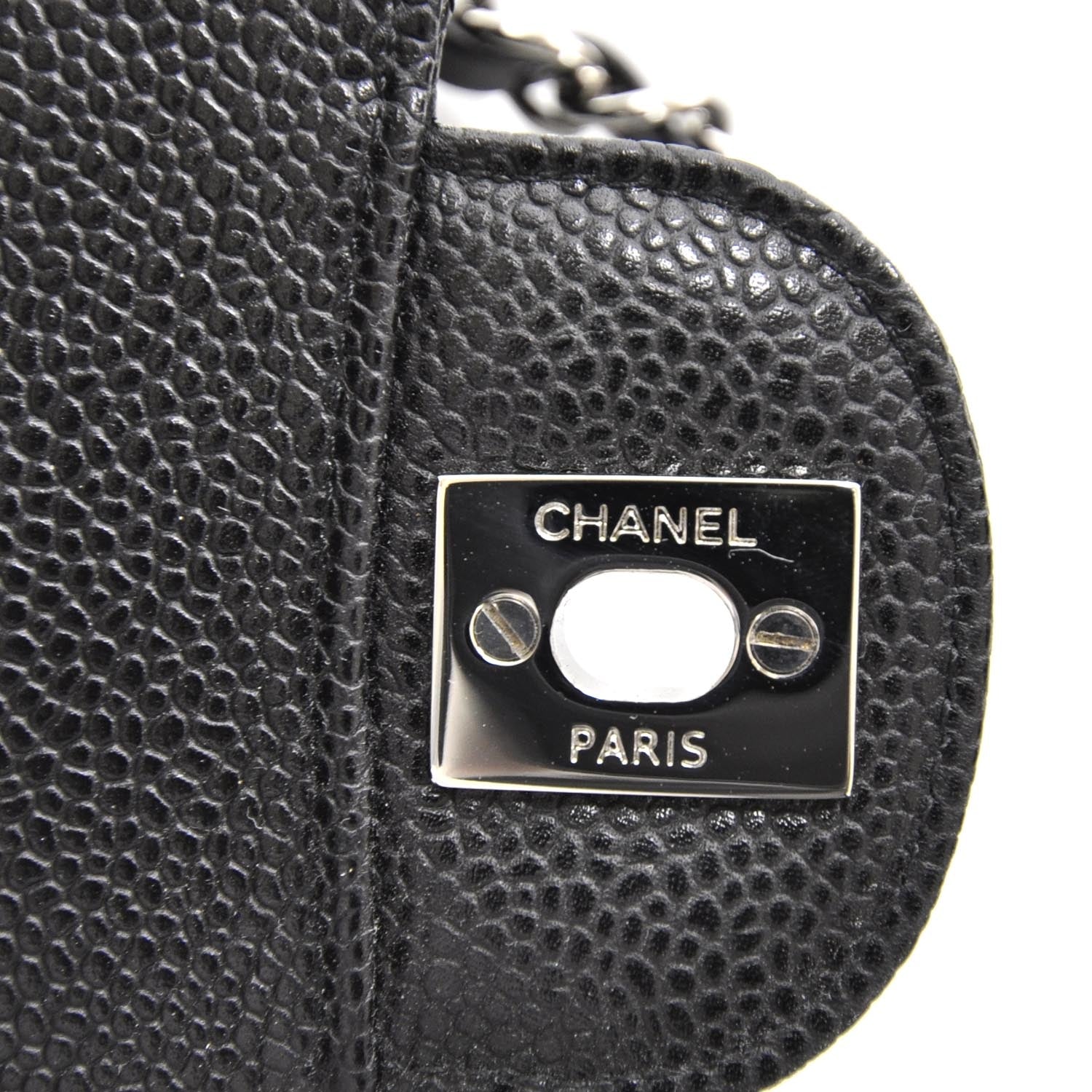 Chanel Caviar Quilted Medium Double Flap Black 9 of 10