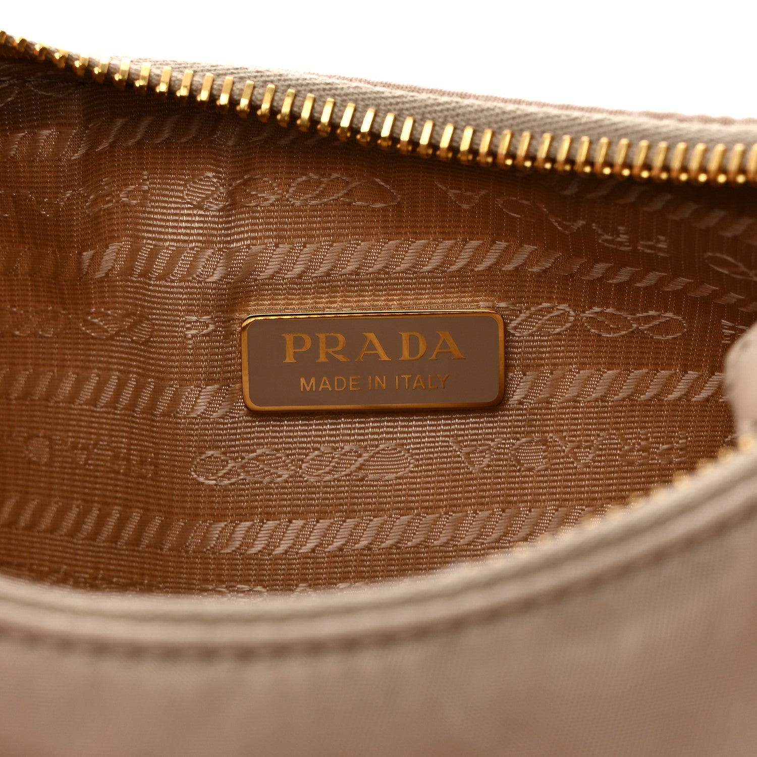 Prada Re-Nylon Ostrich Mini Shoulder Bag Cammeo 6 of 10