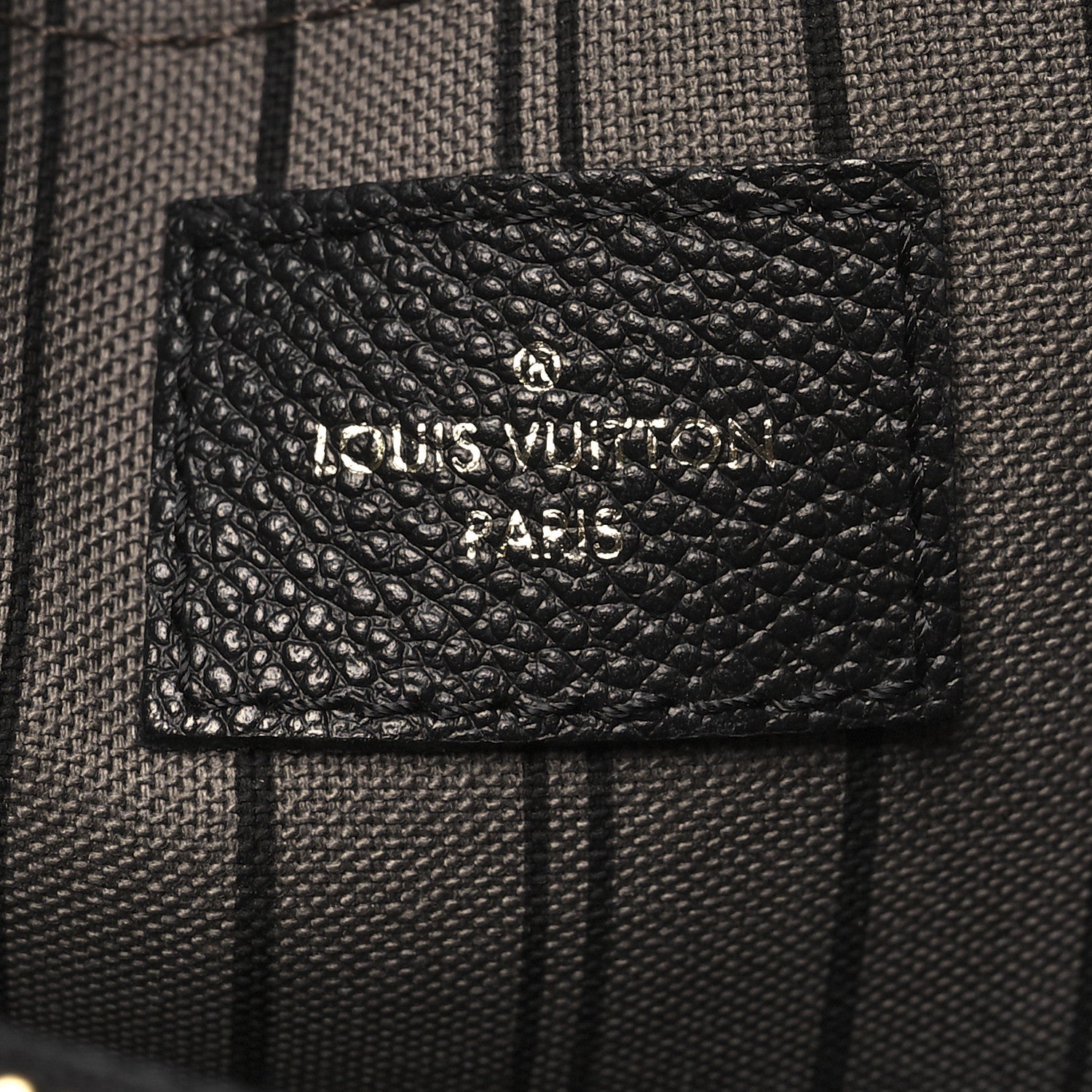 Louis Vuitton Empreinte Montaigne MM Black 8 of 12