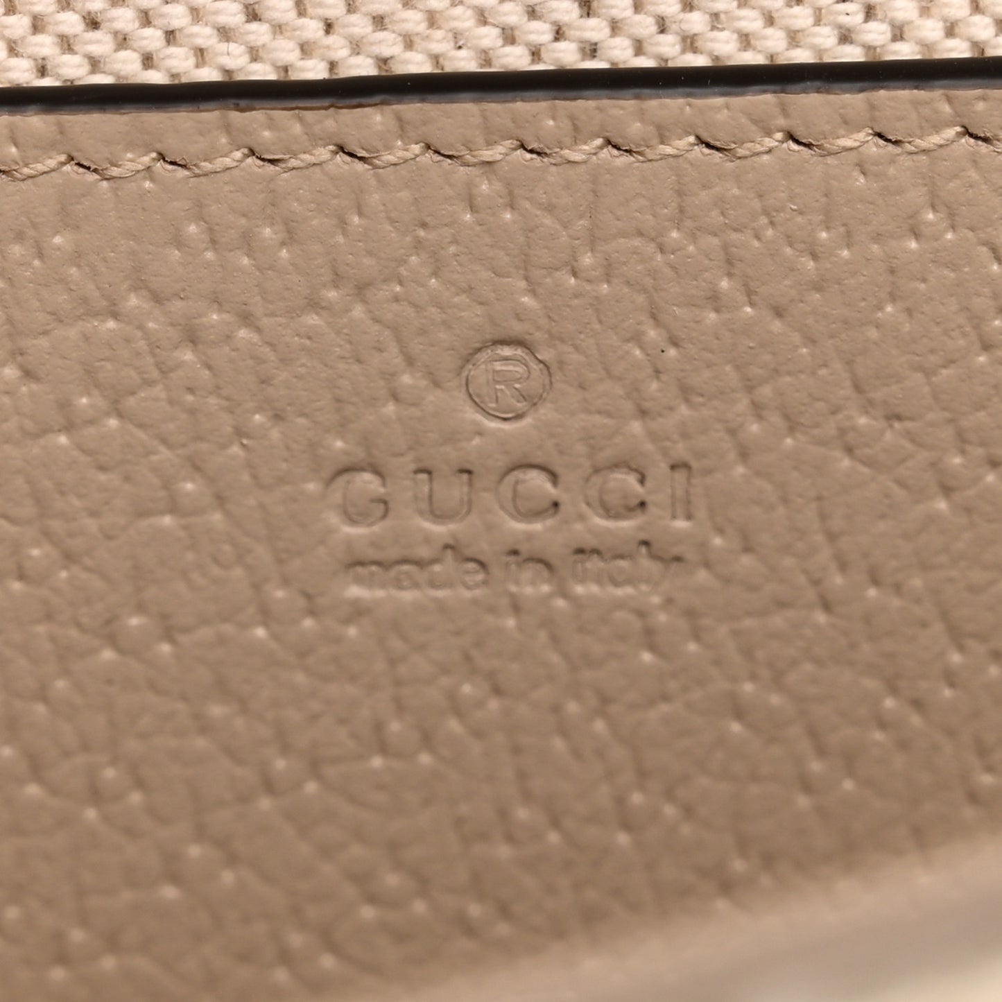 GG Supreme Monogram Textured Dollar Calfskin Web Mini Ophidia Envelope Shoulder Bag Beige Mystic White Oatmeal