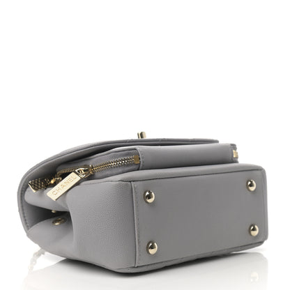 Chanel Caviar Quilted Small Business Affinity Flap Grey 3 of 10