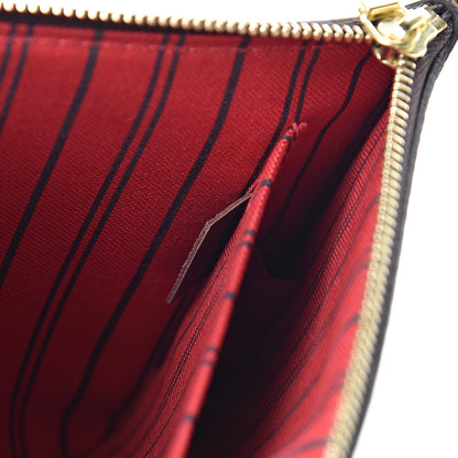 Louis Vuitton Damier Ebene Neverfull MM GM Pochette 8 of 9