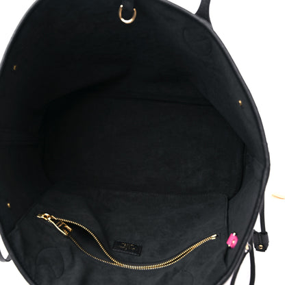 Louis Vuitton Empreinte Spring In The City Neverfull MM Black White Pink 6 of 9