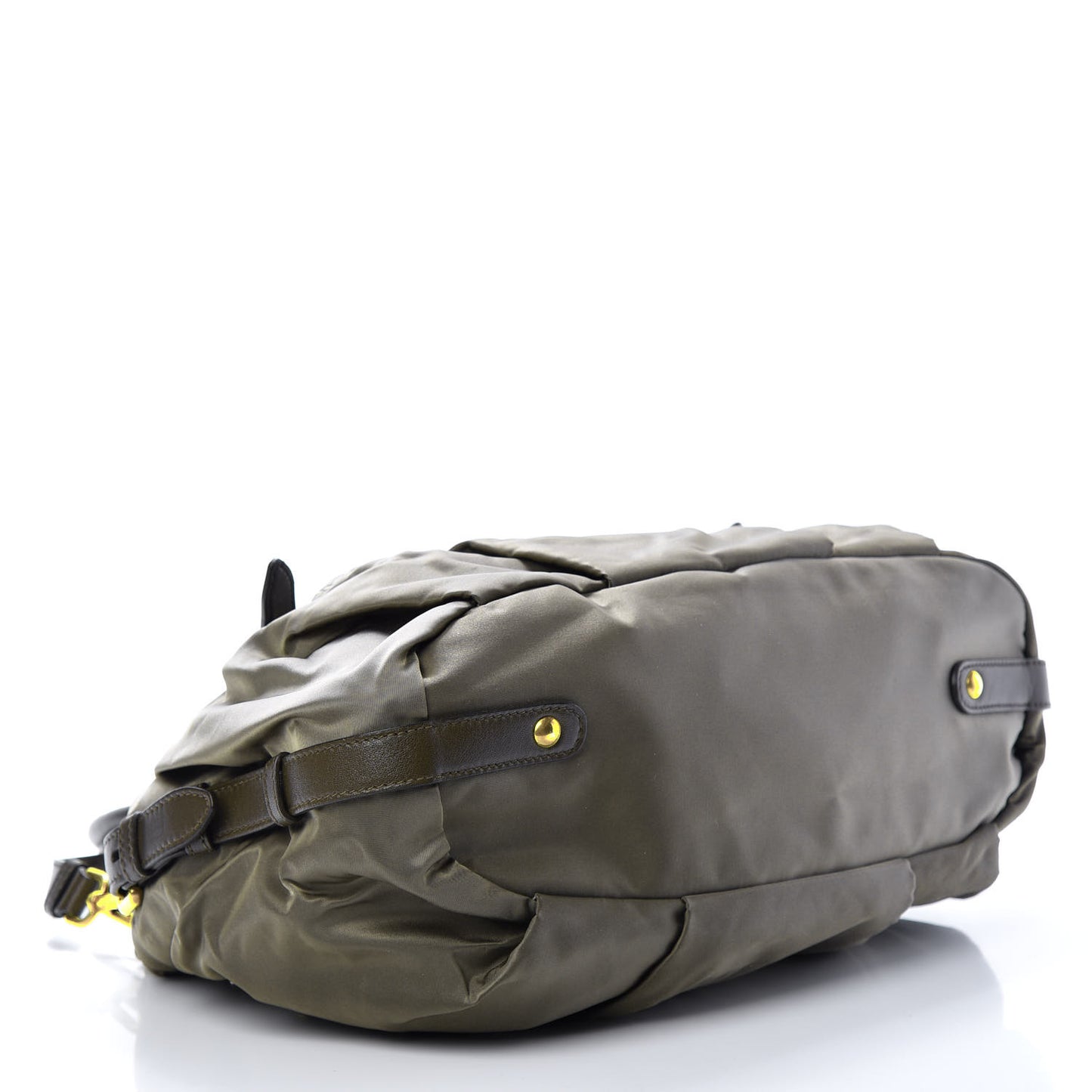 Tessuto Nylon Jacquard Logo Tote Fumo